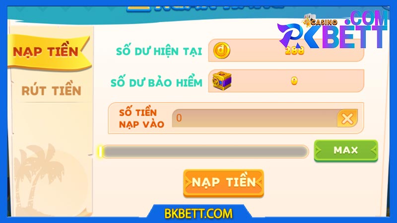 Hướng dẫn nạp tiền cổng game PKBET