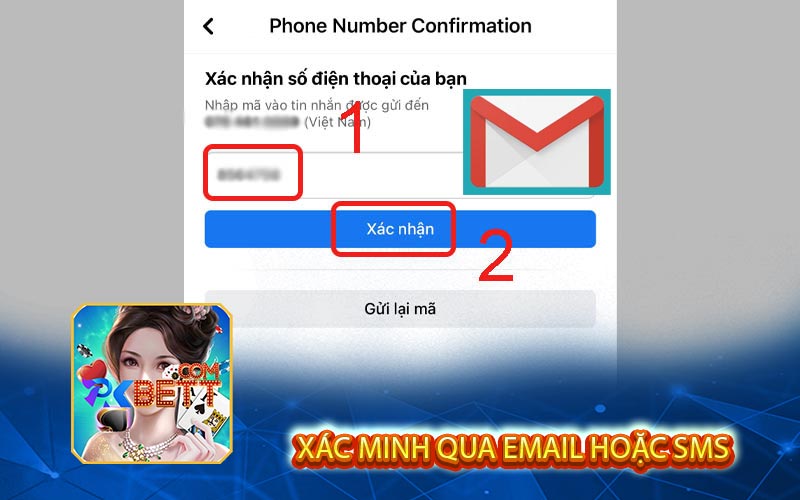 hướng dẫn đăng ký tài khoản xác minh qua email hoặc SMS