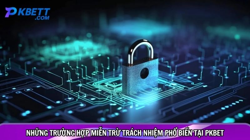 Những trường hợp miễn trừ trách nhiệm phổ biến tại PKBET